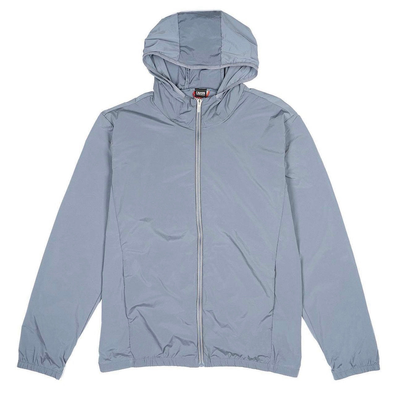 Blue and shop grey windbreaker