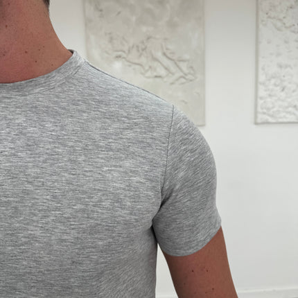 Lux Cotton T-shirt - Grey Marl