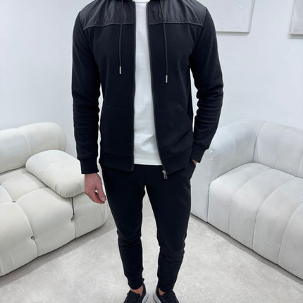 Two Tone Tracksuit - Black