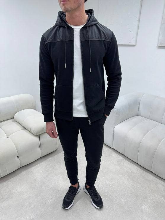 Two Tone Tracksuit - Black