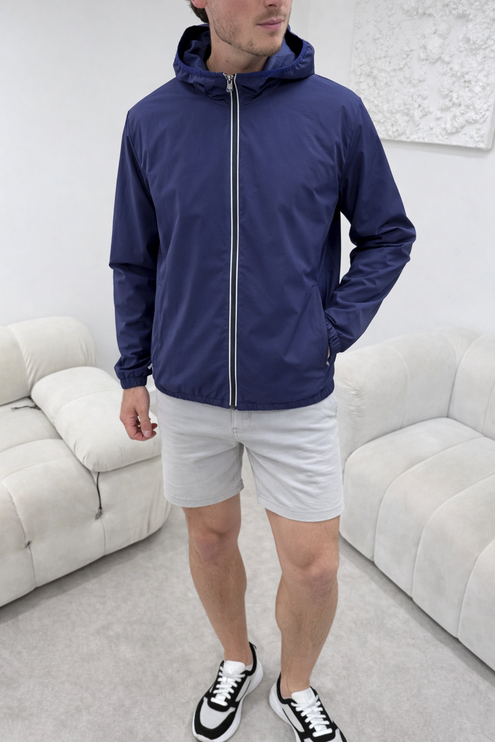 Monochrome Windbreaker (lightweight) - Navy
