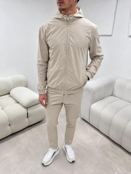 Essential Tech Tracksuit - Beige
