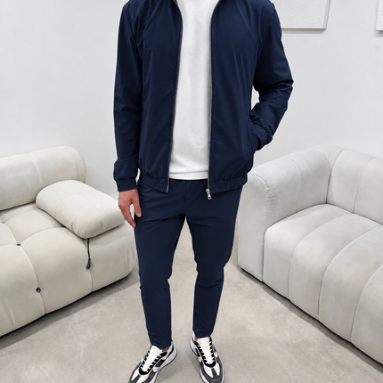 Essential Tech Tracksuit - Navy
