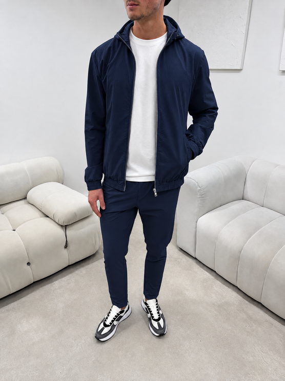 Essential Tech Tracksuit - Navy
