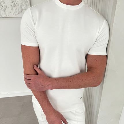 Lux Cotton T-shirt - Pure White