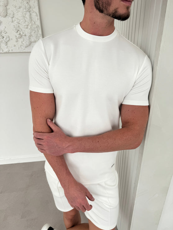 Lux Cotton T-shirt - Pure White