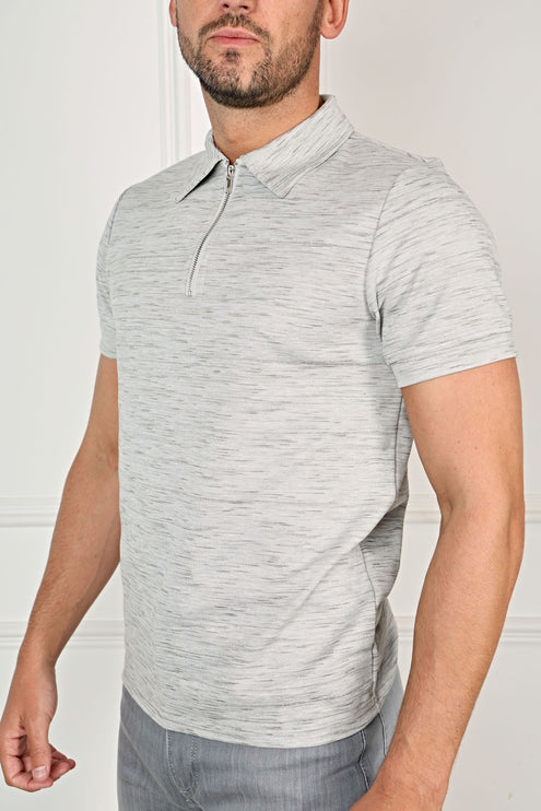 Essential Polo Shirt - Pearl Grey