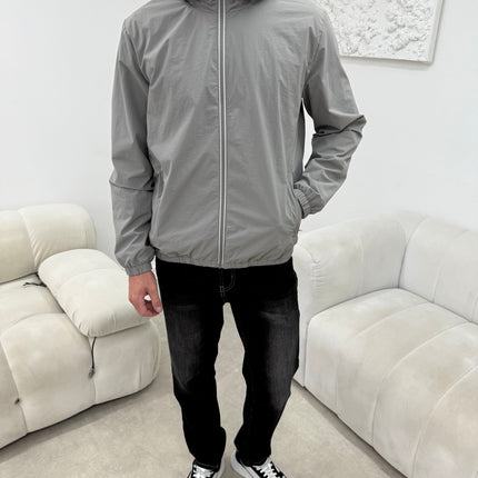 Monochrome Windbreaker - Grey (padded) - PRE SALE