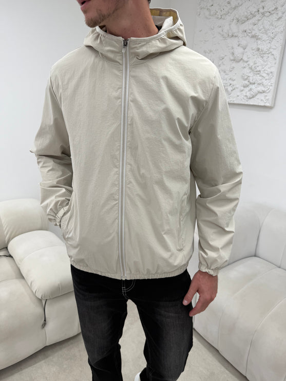 Monochrome Windbreaker - Beige (padded) - PRE SALE