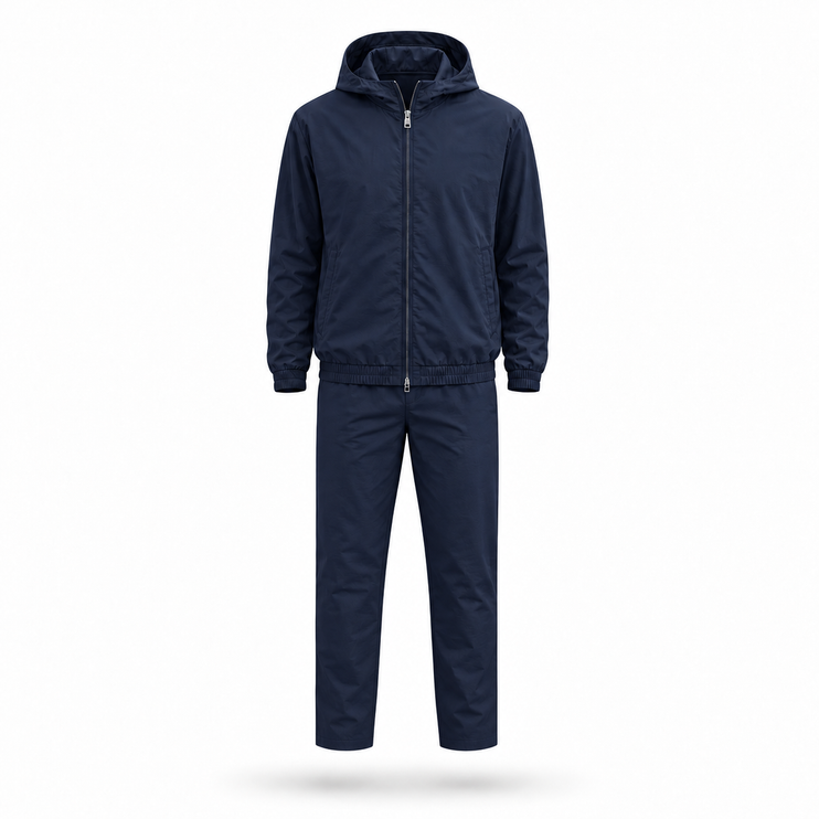 Essential Tech Tracksuit - Navy