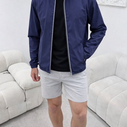 Monochrome Windbreaker (lightweight) - Navy