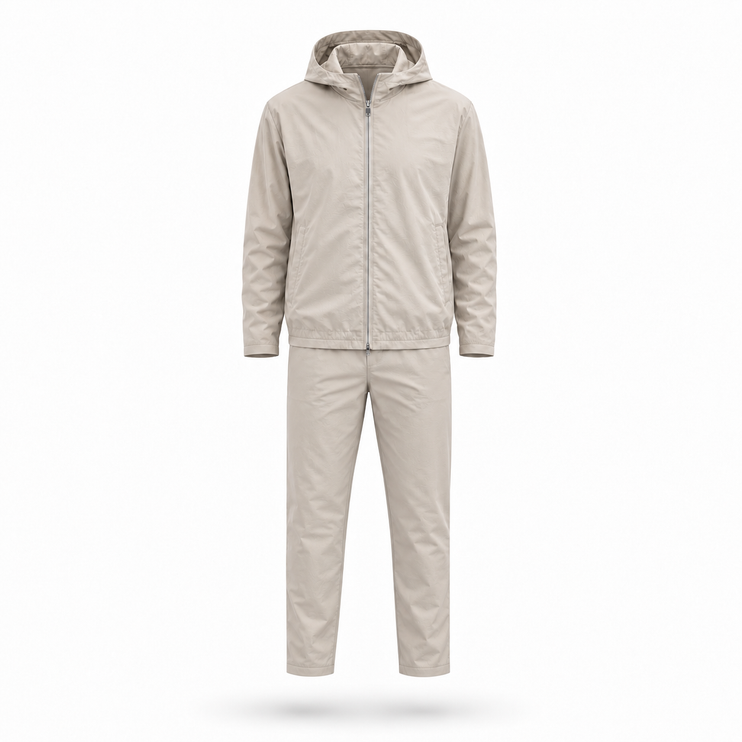 Essential Tech Tracksuit - Beige