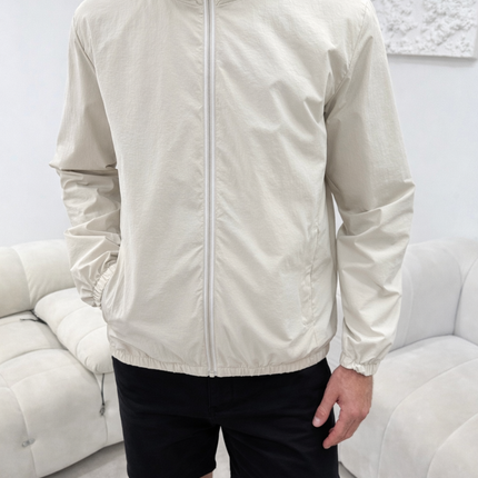 Monochrome Windbreaker (lightweight)- Beige