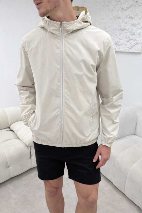 Monochrome Windbreaker (lightweight)- Beige
