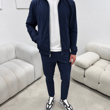 Essential Tech Tracksuit - Navy
