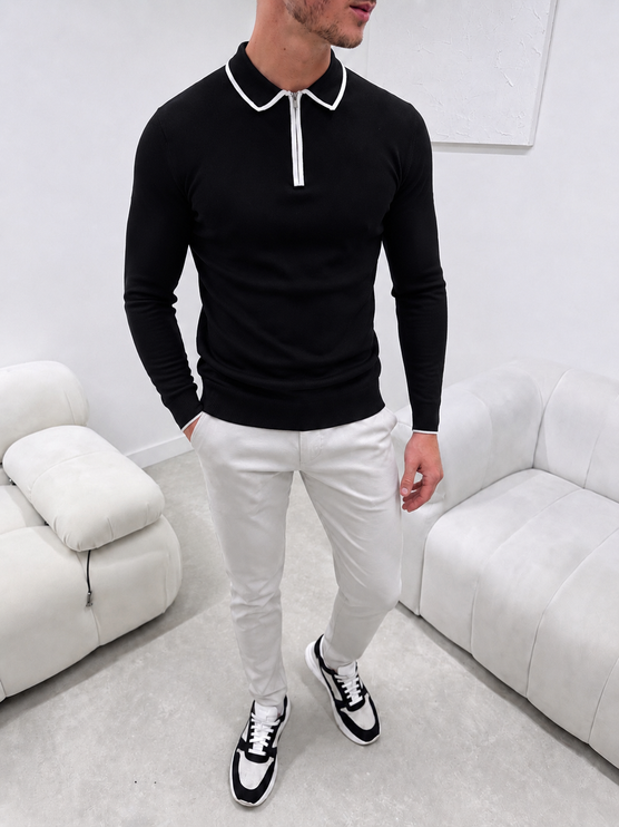 Premium Knit - Masión - Black - Long Sleeve
