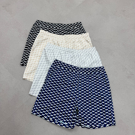 Geometric swim - white/grey - full set + swim bag