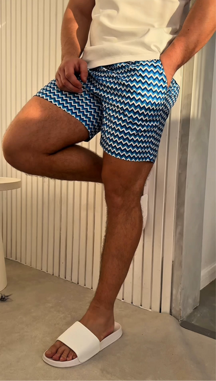 Chevrón - minimal - blue/white - full set