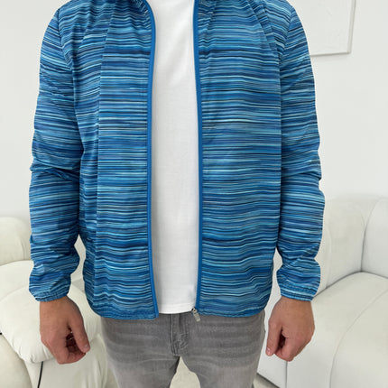 Ombré Windbreaker - Azure (Blue)