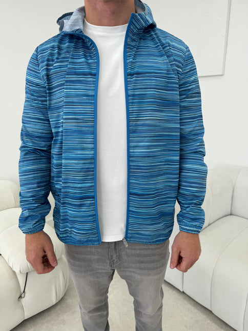 Ombré Windbreaker - Azure (Blue)