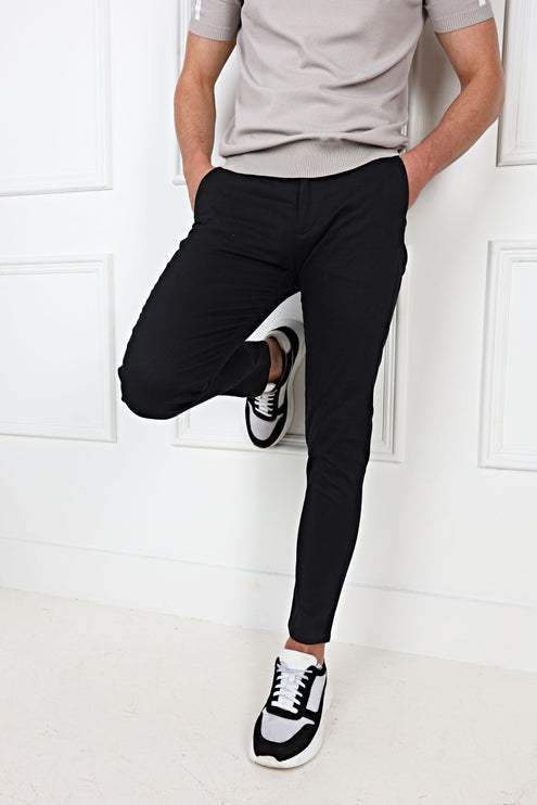 Chino Pants - Tailored - Piano Black