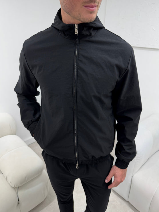 Essential Tech Tracksuit - Black