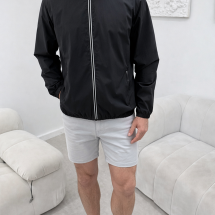 Monochrome Windbreaker (lightweight) - Black