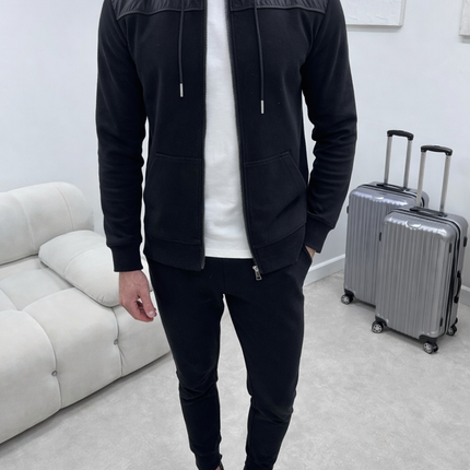 Two Tone Tracksuit - Black