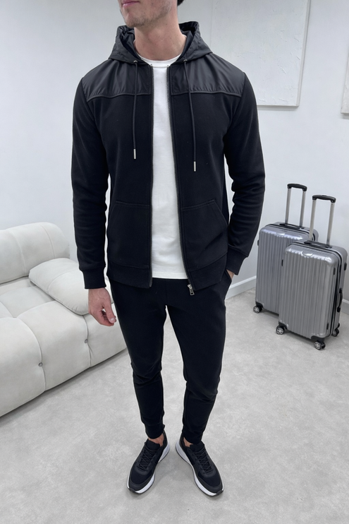 Two Tone Tracksuit - Black
