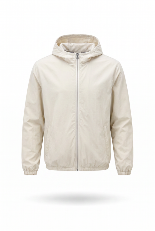 Monochrome Windbreaker - Beige