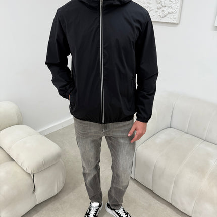 Monochrome Windbreaker - Black (padded) - PRE SALE