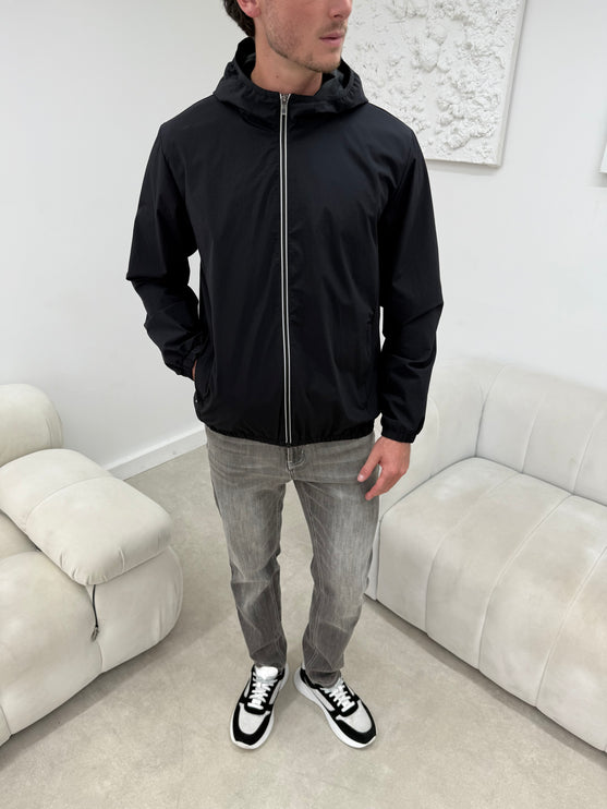 Monochrome Windbreaker - Black (padded) - PRE SALE