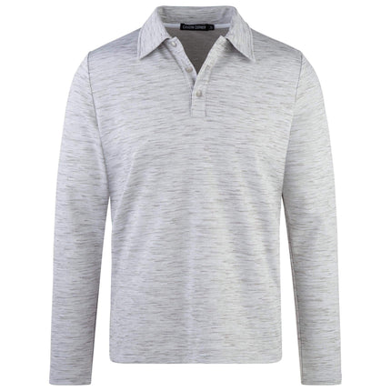 Textured Polo Shirt - Pearl Grey (restocked)