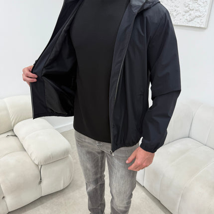 Monochrome Windbreaker - Black (padded) - PRE SALE