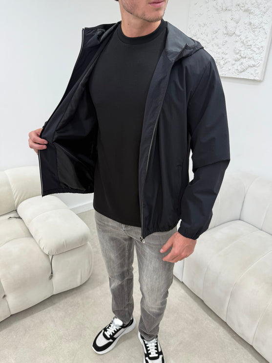 Monochrome Windbreaker - Black (padded) - PRE SALE