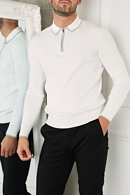 Premium Knit - Masión - Frost White - Long Sleeve