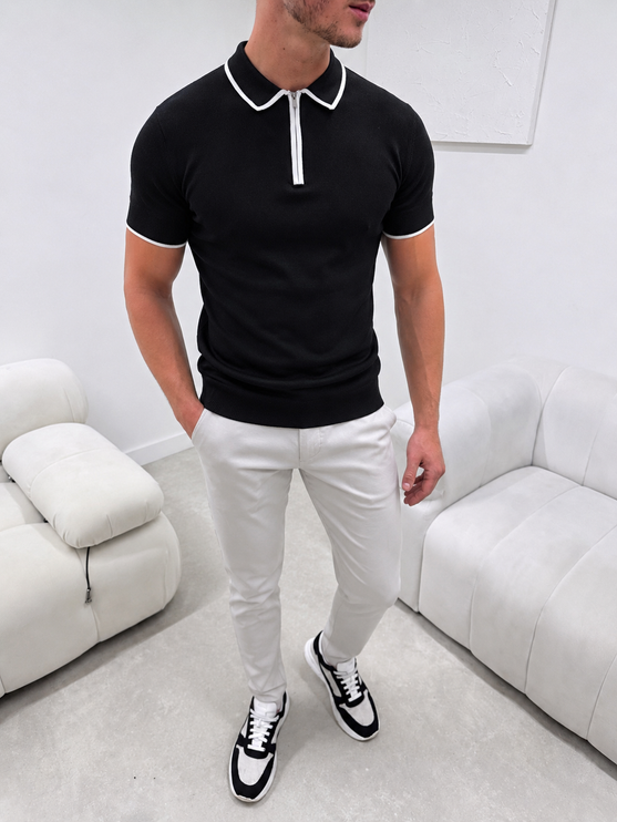 Premium Knit - Masión - Midnight (Black) - Short Sleeve