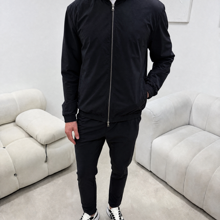 Essential Tech Tracksuit - Black