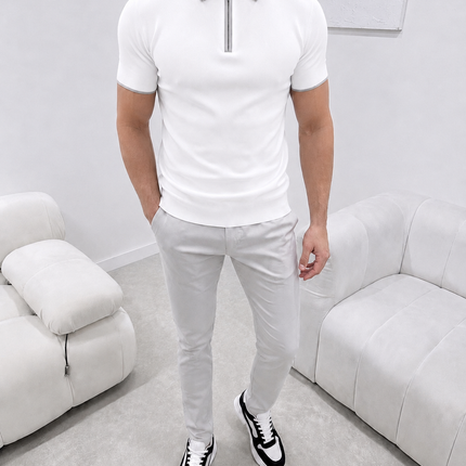 Premium Knit - Masión - Pure White - Short Sleeve