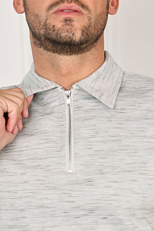 Essential Polo Shirt - Pearl Grey