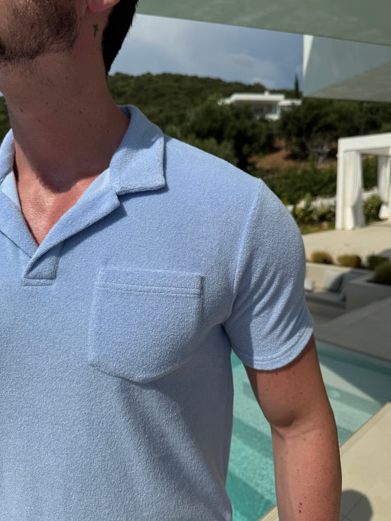 Terry Towelling - Twin Set - Sky Blue