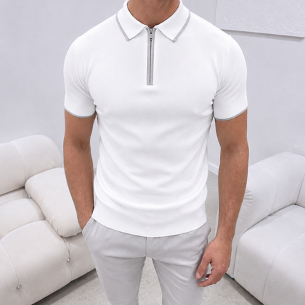 Premium Knit - Masión - Pure White - Short Sleeve