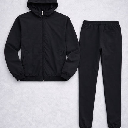 Essential Tech Tracksuit - Black