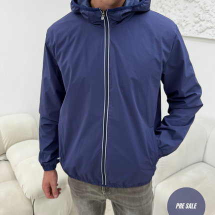 Monochrome Windbreaker - Navy (padded) - PRE SALE