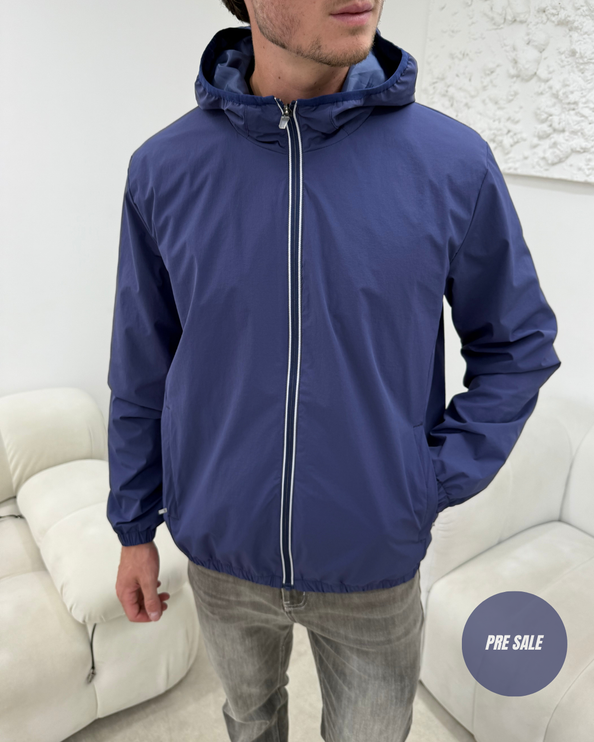 Monochrome Windbreaker - Navy (padded) - PRE SALE