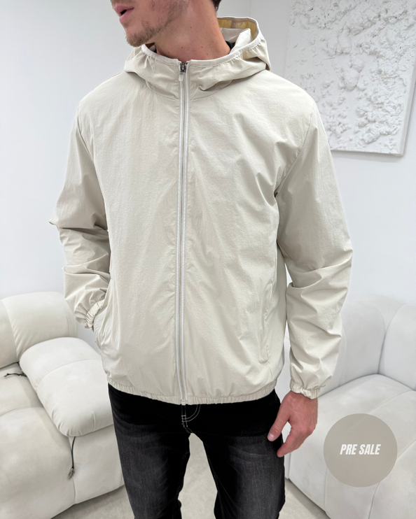Monochrome Windbreaker - Beige (padded) - PRE SALE
