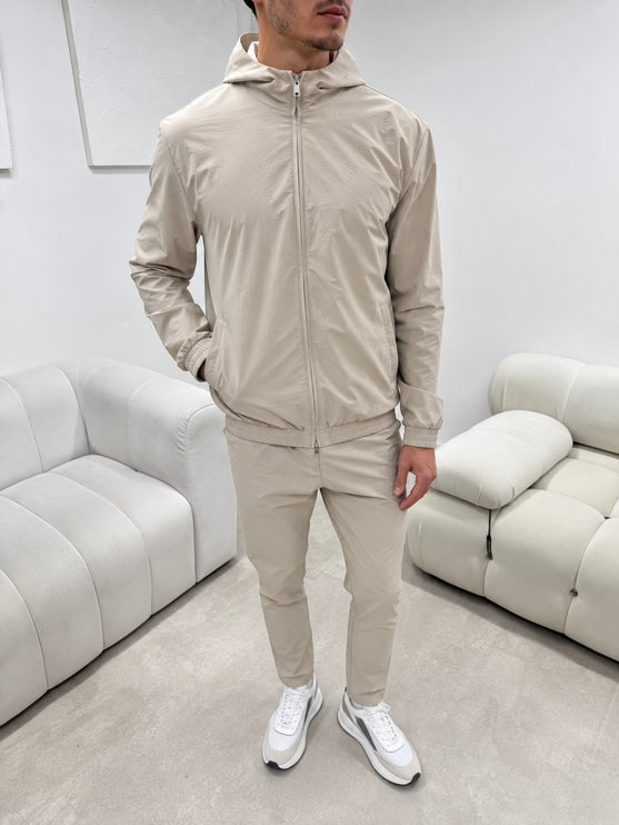 Essential Tech Tracksuit - Beige