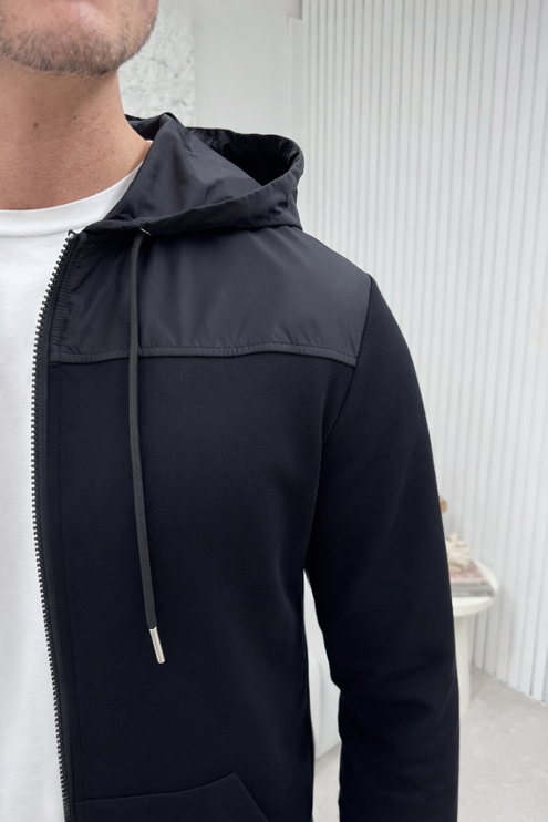 Two Tone Tracksuit - Black