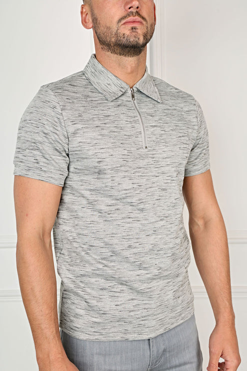 Essential Polo Shirt - Pebble Grey