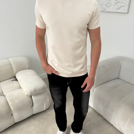 Lux Cotton T-shirt - Camel